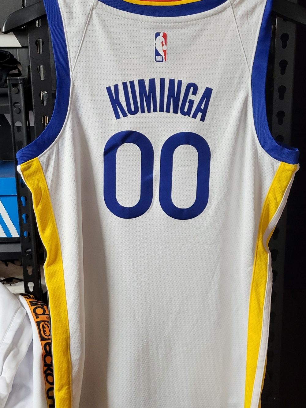 *NEW* Kuminga #00 NBA Golden State Warriors Nike White Jersey Size 40/Small